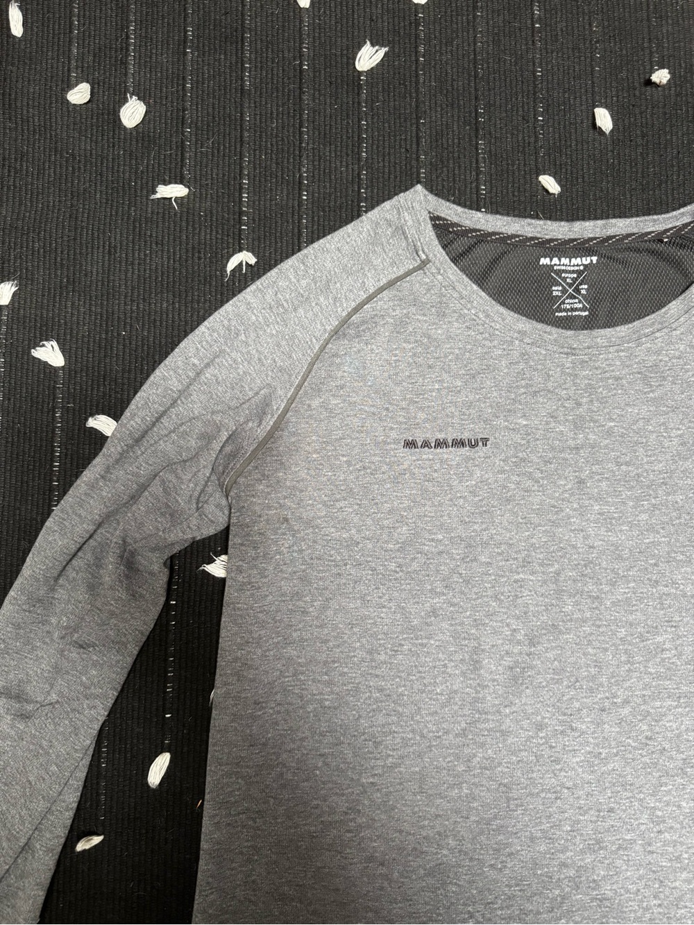 Mammut Women's Heather Gray Crew Neck Performance Sweater